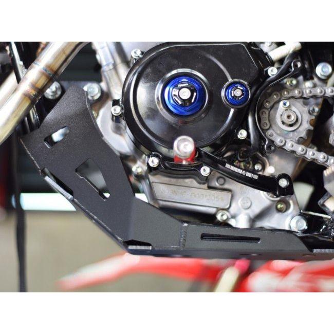Yamoto Thailand:ヤモト タイランド Crankcase guard Skid plate WR155 4mm. Silver WR155R YAMAHA ヤマハ クランクケースカバー エンジンパーツ エンジン_1