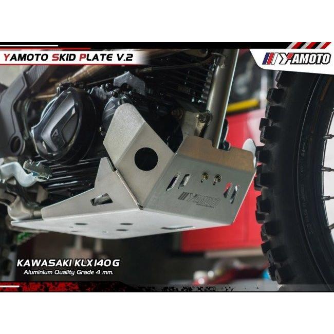 Yamoto Thailand:ヤモト タイランド Crankcase guard KLX140G/RF (4mm
