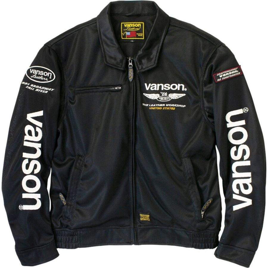 【VINSON】希少 バンソン メッシュバイカージャケット 3XL 黒 VANSON（バンソン） メッシュスウィングトップジャケット サイズ：3XL