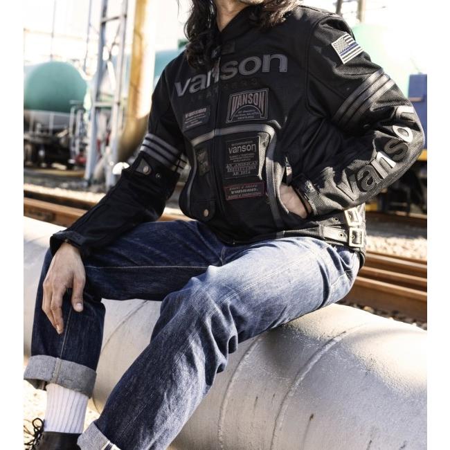 vanson バイク メッシュジャケット Lサイズ VANSON バイクジャケット バンソン vanson メッシュジャケット