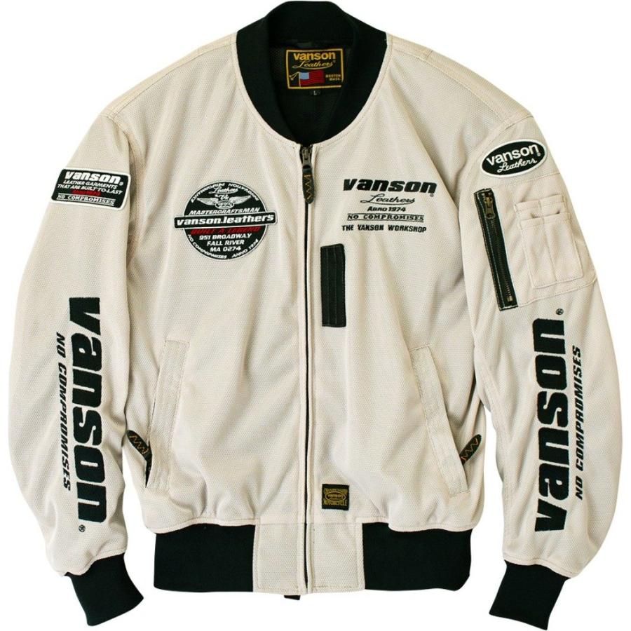 VANSON バンソン メッシュMA-1ジャケット サイズ：M メッシュ