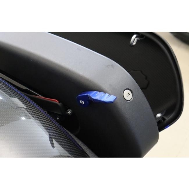 SPEEDRA スピードラ サドルバッグラッチレバー カラー：ブルー FXLRST ローライダーST FLSB スポーツグライド HARLEY-DAVIDSON ハーレーダビッドソン_4