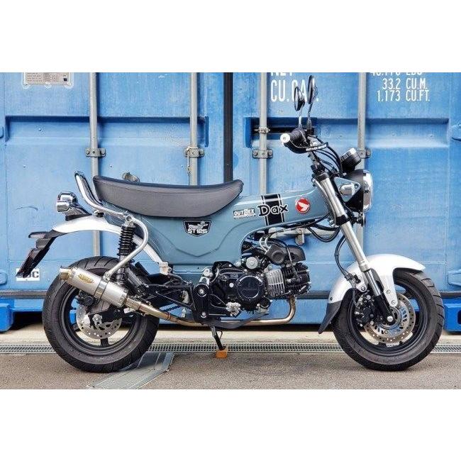 OUTEX（アウテックス） OUTEXマフラー サイレンサー：チタン ダックス125 HONDA ホンダ フルエキゾーストマフラー マフラー ...