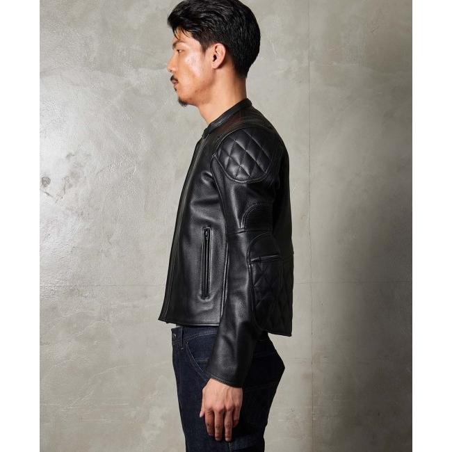 K'S LEATHER ブラックレザージャケット LL 革ジャン シングル レザージャケット｜カドヤ公式オンラインショップ