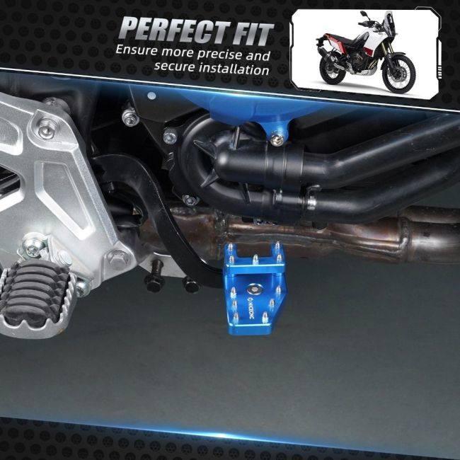 Nicecnc ナイスシーエヌシー Dual Control Brake Pedal For Yamaha Tenere 700 ／ XTZ700 2019-2024 カラー：Blue Tenere700 YAMAHA ヤマハ ステップバー | ブランド登録なし | 12
