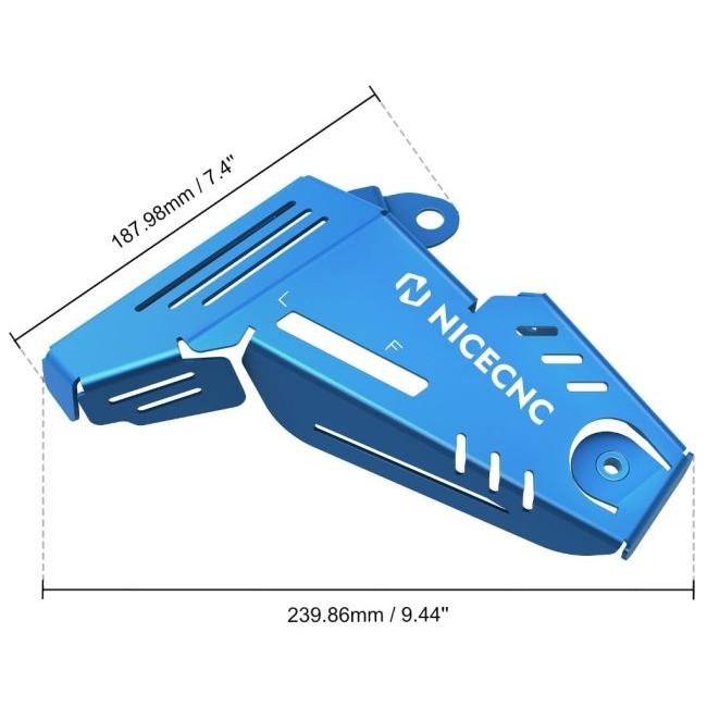Nicecnc ナイスシーエヌシー Auxiliary Tank Guard For Yamaha Tenere 700 ／ XTZ700 2019-2024 Rally Edition 2020-2024 カラー：Blue Tenere700 RallyEdition | ブランド登録なし | 11