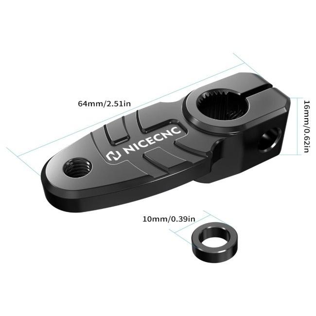 Nicecnc ナイスシーエヌシー Gear Shift Arm For Yamaha Tenere 700 XTZ700 2019-2024 FZ07 ABS MT-07 XSR700 カラー：Black Tenere700 YAMAHA ヤマハ ステップ | ブランド登録なし | 11