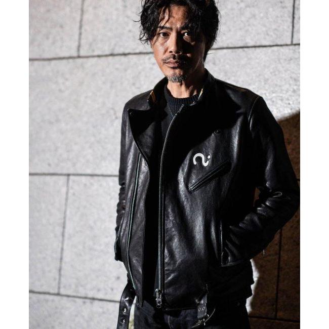 カドヤ（KADOYA） MASKED-R BLACK JKT サイズ：L レザージャケット
