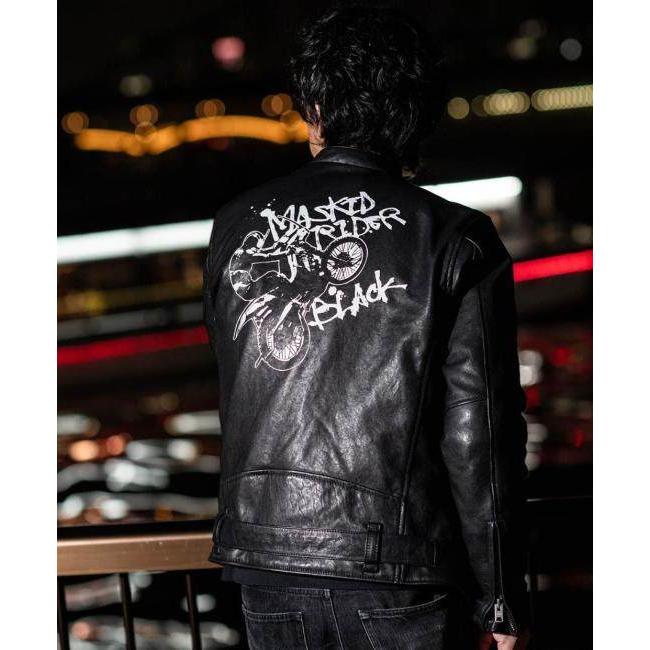 カドヤ（KADOYA） MASKED-R BLACK JKT サイズ：L レザージャケット
