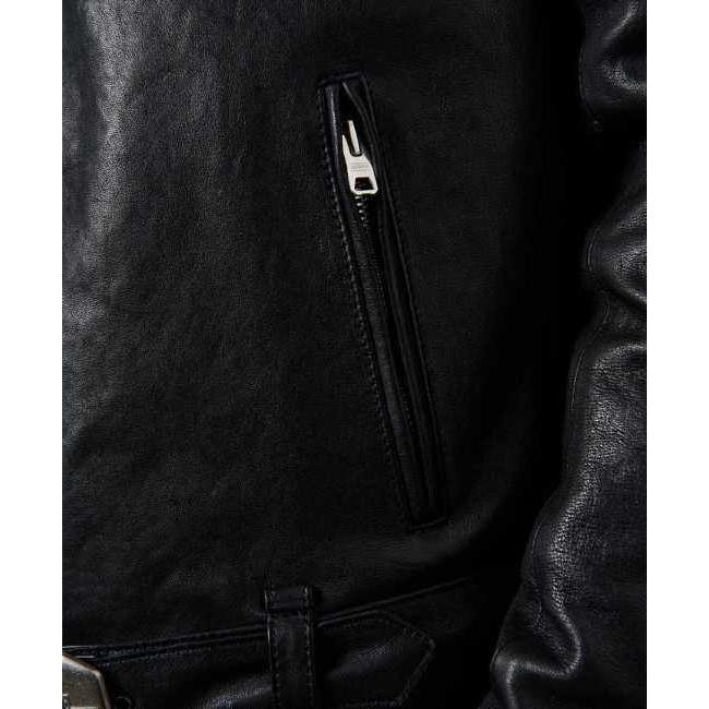 カドヤ（KADOYA） MASKED-R BLACK JKT サイズ：L レザージャケット