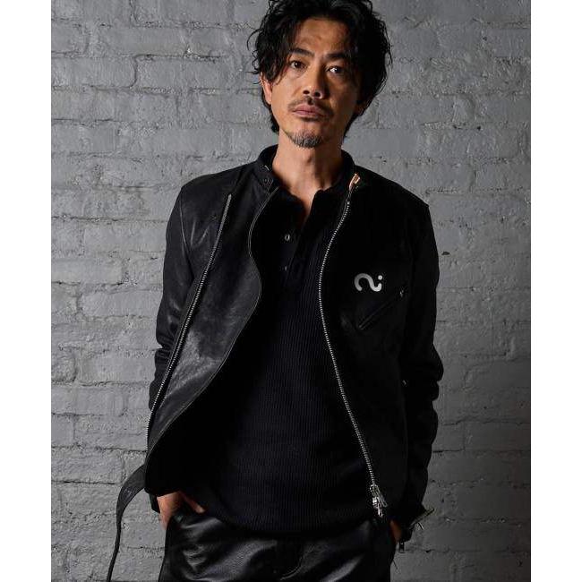 カドヤ（KADOYA） MASKED-R BLACK JKT サイズ：L レザージャケット
