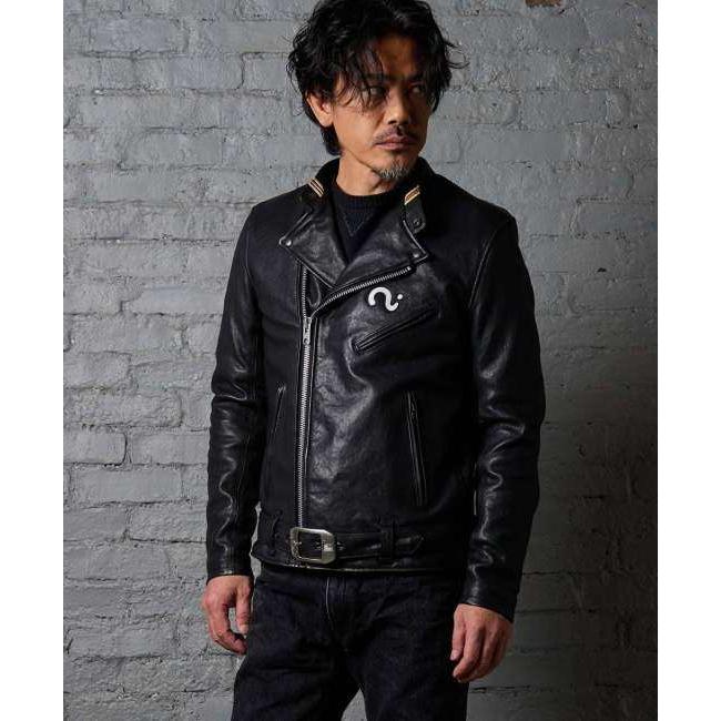 カドヤ（KADOYA） MASKED-R BLACK JKT サイズ：L レザージャケット