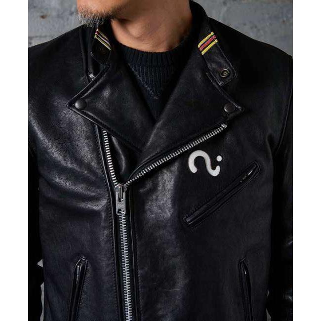 カドヤ（KADOYA） MASKED-R BLACK JKT サイズ：LL レザージャケット