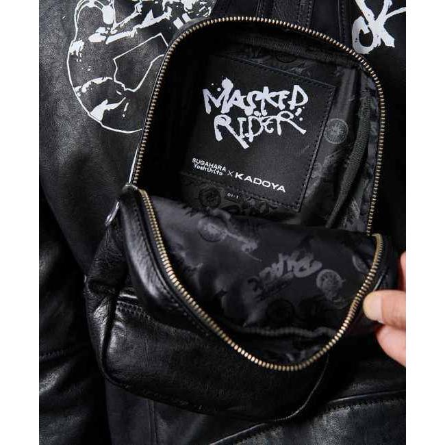 KADOYA カドヤ MASKED R BLACK BAG ショルダーバッグ バッグの画像