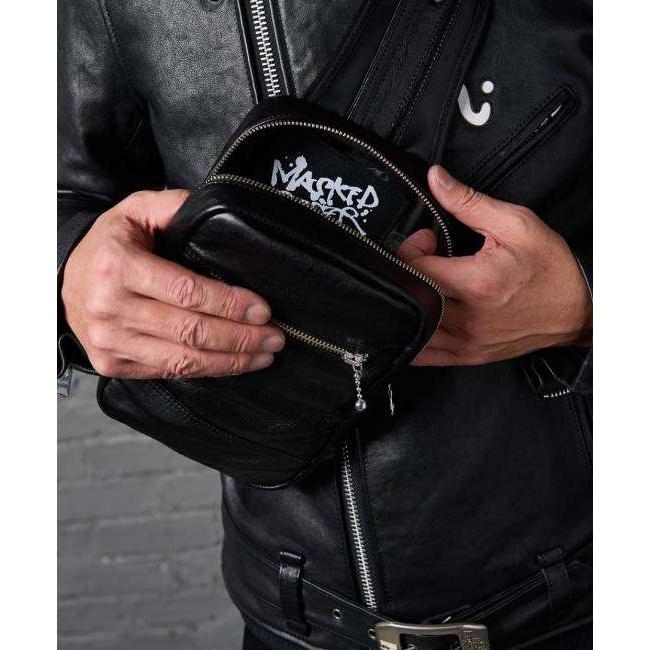 KADOYA カドヤ MASKED R BLACK BAG ショルダーバッグ バッグの画像