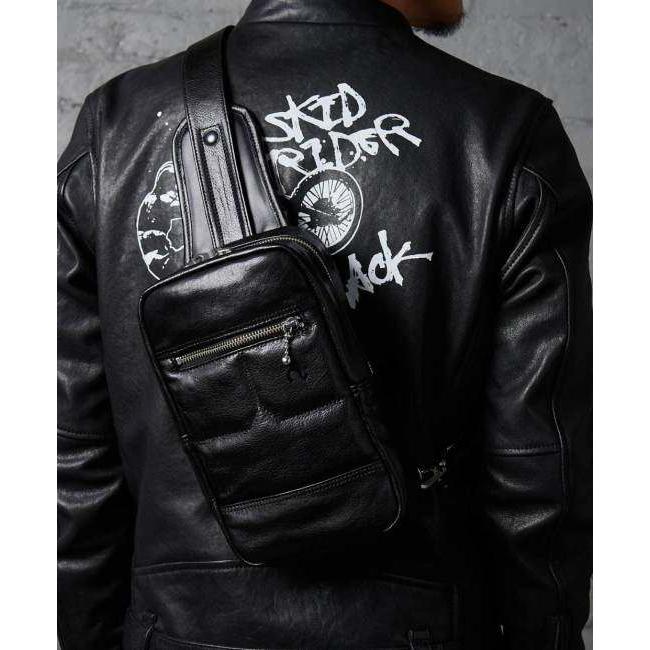 KADOYA カドヤ MASKED R BLACK BAG ショルダーバッグ バッグの画像