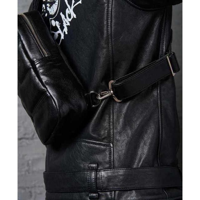 KADOYA カドヤ MASKED R BLACK BAG ショルダーバッグ バッグの画像