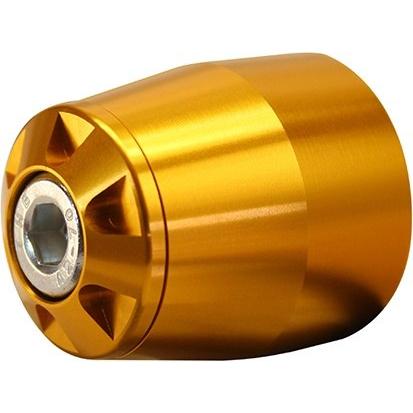 U-KANAYA ユーカナヤ アルミバーエンド ミディアムウエイト エンドキャップカラー：ゴールド / バーエンド本体カラー：ゴールド ニンジャ H2 ZX-10R ZX-6R | U-KANAYA