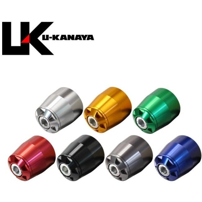 U-KANAYA ユーカナヤ アルミバーエンド ミディアムウエイト エンドキャップカラー：ゴールド / バーエンド本体カラー：ゴールド ニンジャ H2 ZX-10R ZX-6R | U-KANAYA | 01
