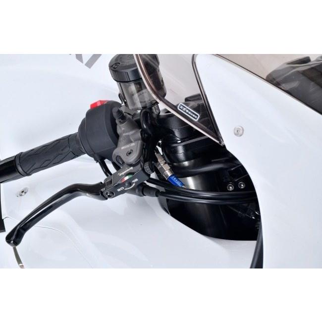 SWAGE-LINE - スウェッジライン 労働者階級 向こう正面 ブレーキホースキット フィッティングカラー：ステンレス鋼 / 配管色合い：黒いこと Hayabusa SUZUKI スズキ