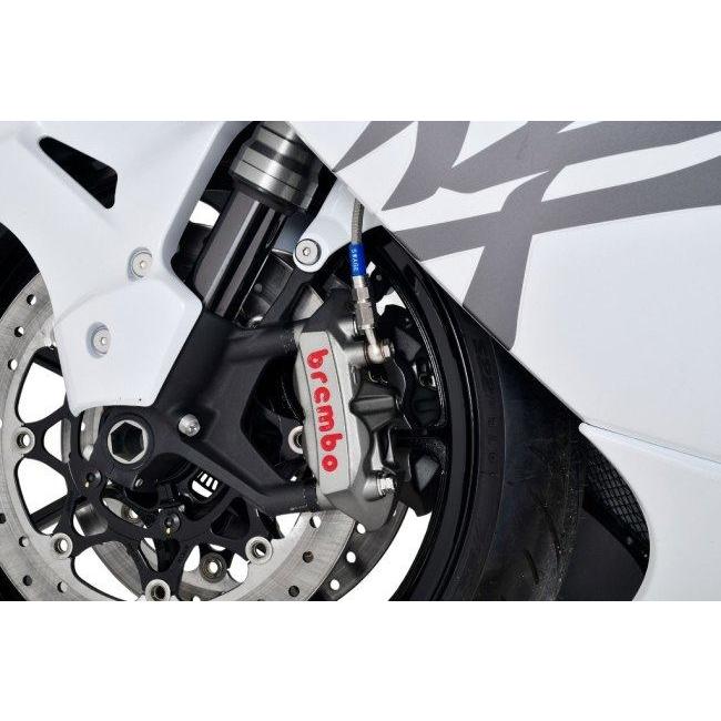 SWAGE-LINE - スウェッジライン 労働者階級 向こう正面 ブレーキホースキット フィッティングカラー：ステンレス鋼 / 配管色合い：黒いこと Hayabusa SUZUKI スズキ
