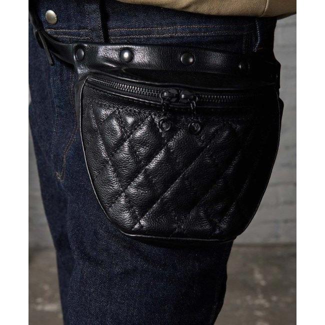 カドヤ KADOYA HFG／WAIST SIDE BAG-PTD ベルトサイズ：S ウエスト