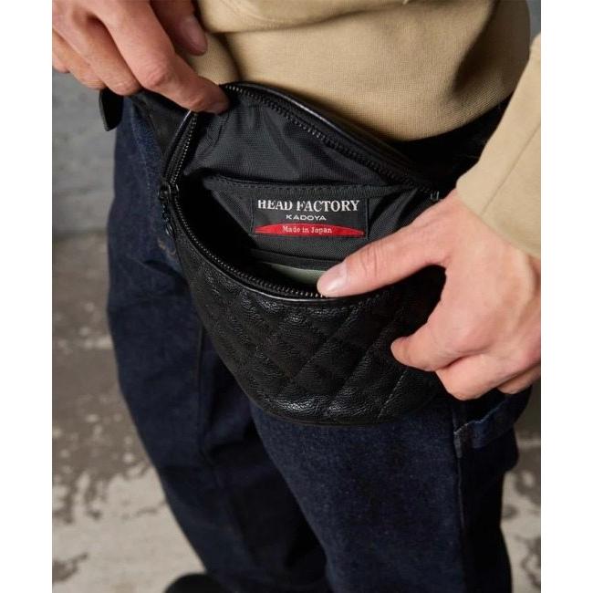 カドヤ KADOYA HFG／WAIST SIDE BAG-PTD ベルトサイズ：S ウエスト