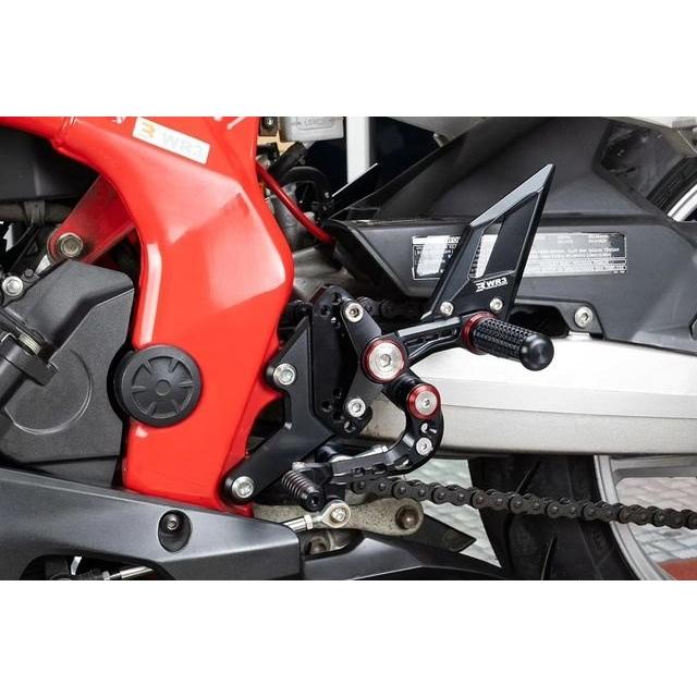 WR3 ダブルアールスリー RSシリーズ バックステップキット ワッシャーカラー：グリーン CBR250RR HONDA ホンダ バックステップ ステップ 足回り_7