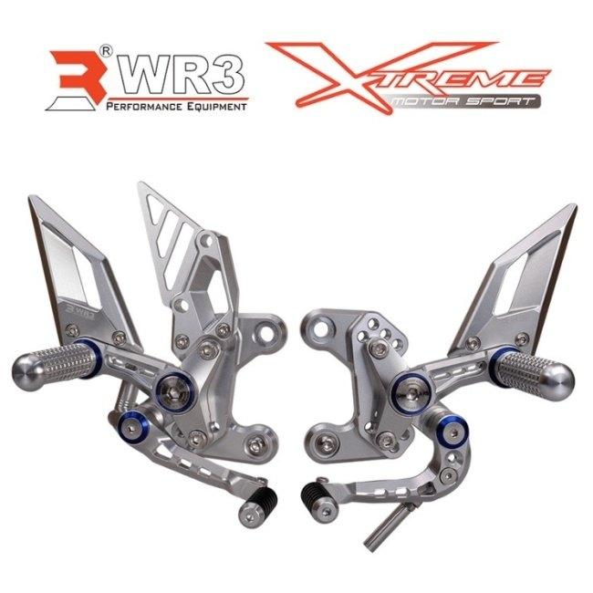 WR3 ダブルアールスリー RSシリーズ バックステップキット ワッシャーカラー：グリーン CBR250RR HONDA ホンダ バックステップ ステップ 足回り_4