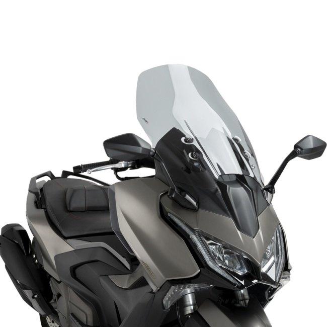 Puig プーチ V-TECH LINE ツーリングスクリーン (WINDSHIELD TOURING) カラー：スモーク AK550 PREMIUM KYMCO キムコ スクリーン 外装_1