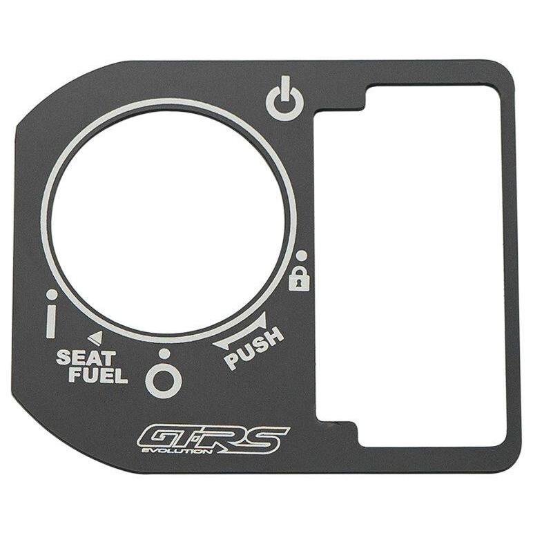 GTR ジーティーアール Key cylinder cover 2D alu カラー：Black