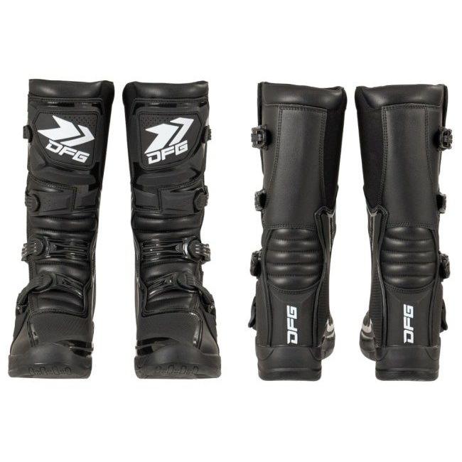 DFG オフロードブーツ　size27 DFG オフロードブーツ フレックスブーツ（ブラック） サイズ