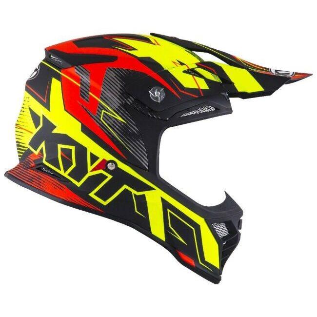 KYT ケイワイティ SKYHAWK [スカイホーク] DIGGER MATT YLW／ORANGE［ディガー マットイエロー／オレンジ］ヘルメット サイズ：XL(61-62cm) ヘルメット | ブランド登録なし | 03
