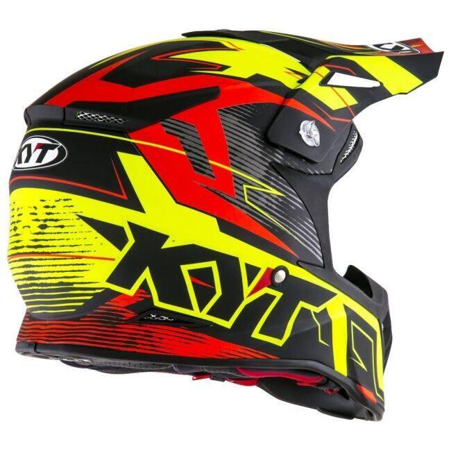 KYT ケイワイティ SKYHAWK [スカイホーク] DIGGER MATT YLW／ORANGE［ディガー マットイエロー／オレンジ］ヘルメット サイズ：XL(61-62cm) ヘルメット | ブランド登録なし | 05