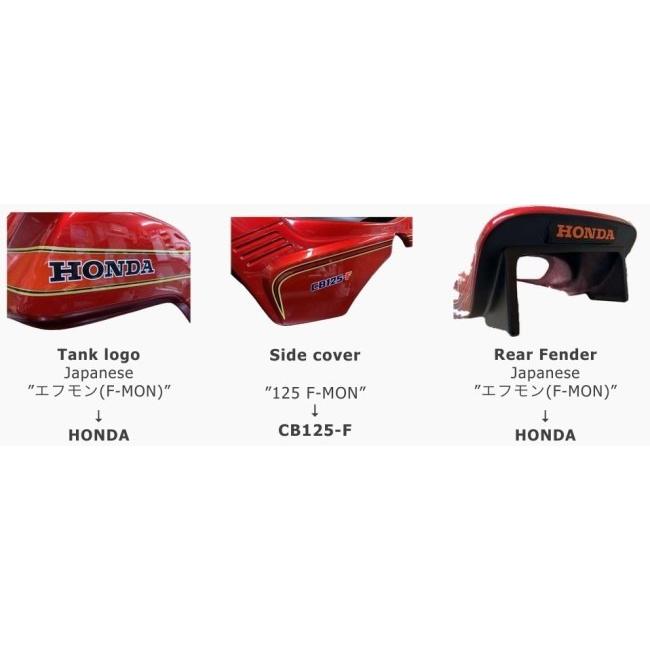 TTR ティーティーアール エフモン外装キット 塗装プラン ロゴ変更