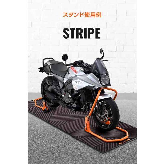 DAYTONA（デイトナ） メンテナンスガレージマット ストライプ