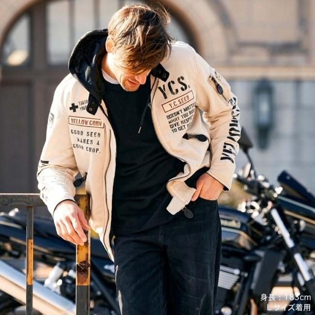YeLLOW CORN（イエローコーン） SJ-5106 メッシュジャケット サイズ