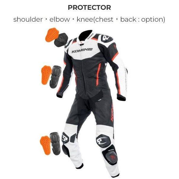 KOMINE コミネ S-56 レーシングレザースーツ サイズ：4XLB レーシング