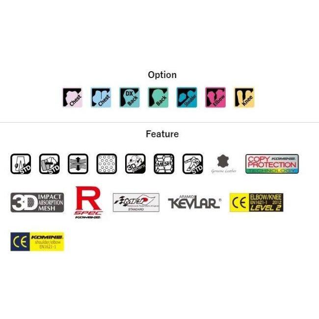 セミオーダーページ コミネ（Komine） S-56 レーシングレザースーツ サイズ：5XLB