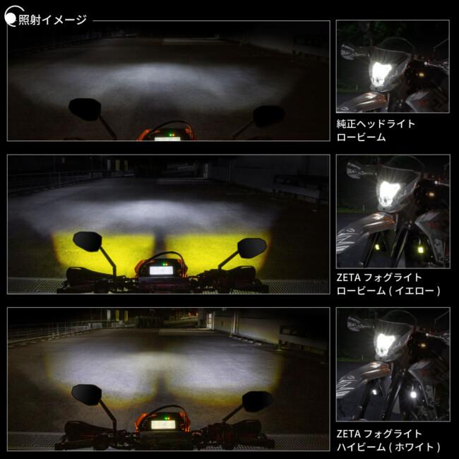 ZETA RACING ジータ レーシング LED フォグライト セロー250専用
