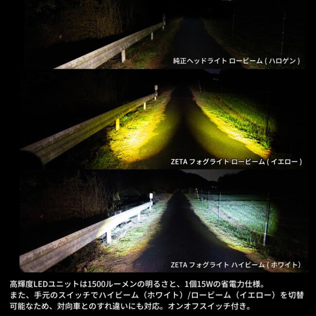 ZETA RACING ジータ レーシング LED フォグライト セロー250専用