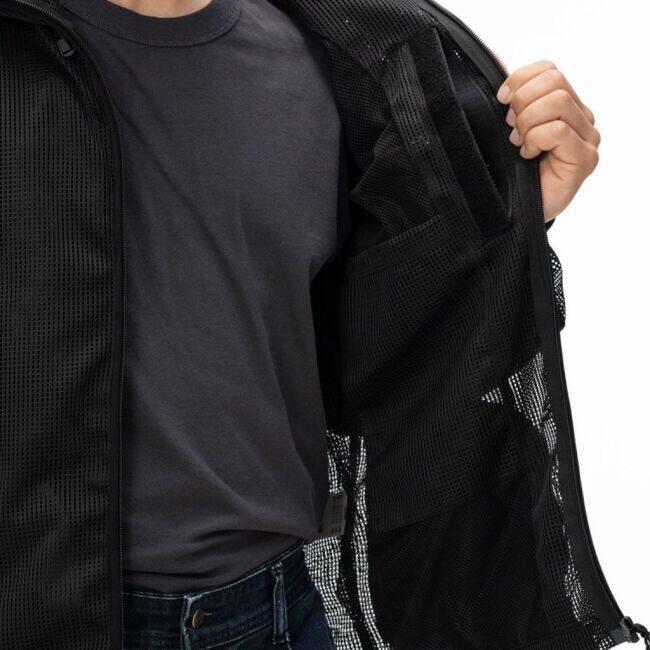 ACE CAFE LONDON - はやりっ児喫茶店英国の首都 See-through Mesh Jacket [シースルーメッシュジャケット] 大いさ：L メッシュ上衣 上衣 御召しもの