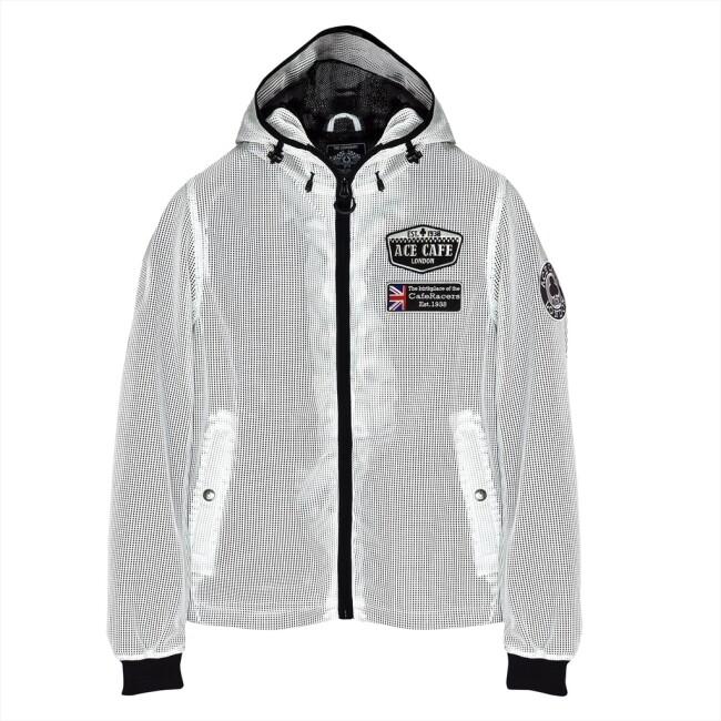 ACE CAFE LONDON - はやりっ児喫茶店英国の首都 See-through Mesh Jacket [シースルーメッシュジャケット] 大いさ：L メッシュ上衣 上衣 御召しもの