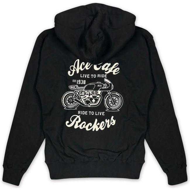 ACE CAFE LONDON エースカフェロンドン ジップ フーディー“Live to Ride” サイズ：L カジュアルパーカー・フーディー・スウェット アパレル_1