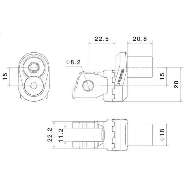 rizoma リゾマ Rizoma peg Eccentric mounting kit M 1000 RR XR S R BMW その他ステップオプション・補修部品 ステップ 足回りの画像