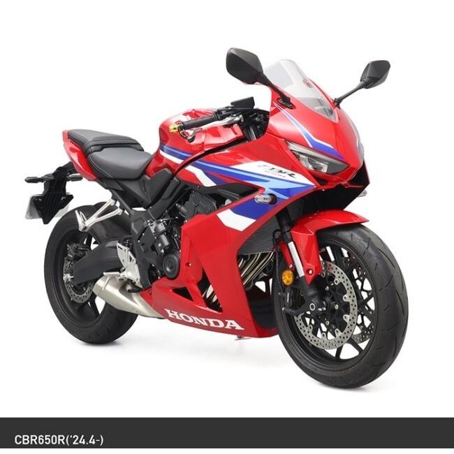 ENDURANCE エンデュランス ホンダ系 組み合わせレバーガード＋バーエンドセット バーエンドアウターカラー：ブラック / レバーガードボディカラー：レッドの画像