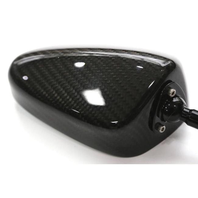SIMOTA（シモタ） カーボン製ストリート広角ミラー オーバルタイプ