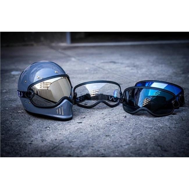 RIDEZ ライズ MOTO ZERO VISOR カラー：レインボーミラー ゴーグル