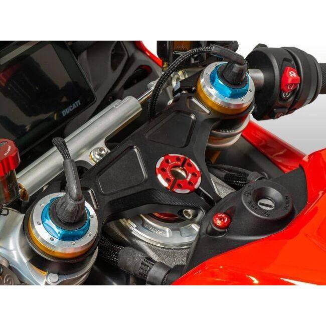 DUCABIKE (DBK) ドゥカバイク (ディービーケー) ステアリングステムナット カラー：ブラック PANIGALE V4 R S DUCATI ドゥカティ ステムナット・ステムボルト | DUCABIKE | 03