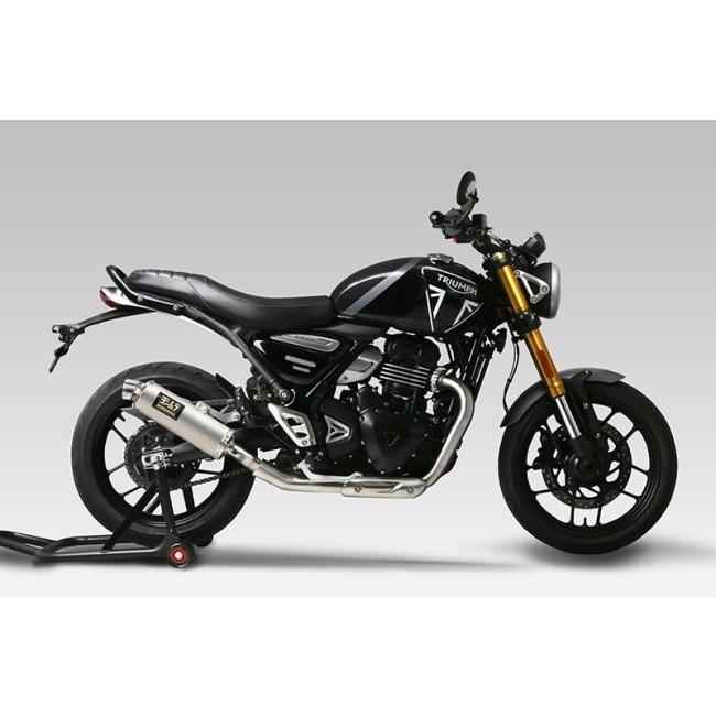 YOSHIMURA ヨシムラ スリップオンマフラー GP-MAGNUM105 サイクロン EXPORT SPEC 政府認証 タイプ：SSF(サテンフィニッシュカバー) Speed 400 マフラー
